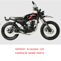 HANWAY Scrambler 125 Komplette Motorrad Ersatzteile
