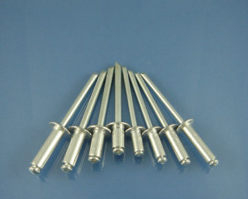 Dome Head 2.4mm Open End Blind Rivet Stainless Steel For Profiles