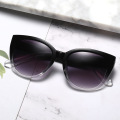 Cat-Eye Large Frame Gradually Sunglasses Men And Women Fashion INS Style Sunglasses