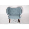 Cashmere Finn Juhl Pelican Lounge Chairs