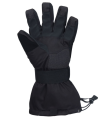 Guantes de esquí de viento negro cálido