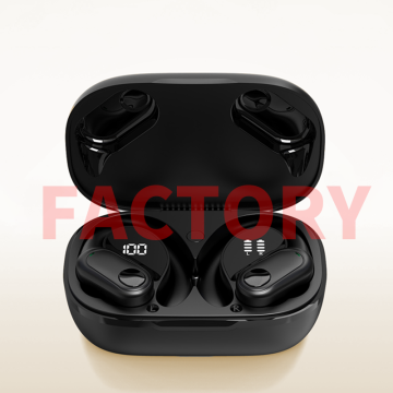 2024 Wireless Earhook TWS Earbuds with LED Display, BT5.3, Hi-Fi Sound, Ideal for Sports