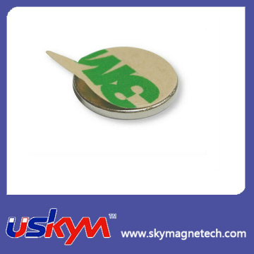 Disc or block neodymium magnet with 3M adhesive
