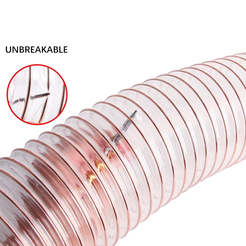 2 1/2 Inch PVC Suction Hose for Dust Collection in Woodworking Machines
