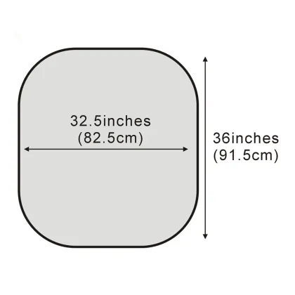 Square Car Sunshade - Protect Your Vehicle from Sun