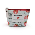 Custom fruit style PU make up coin purse