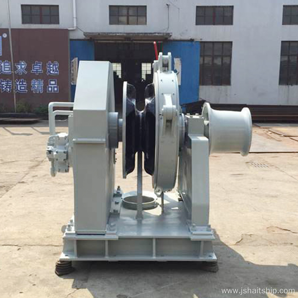 Fast delivery hydraulic windlass