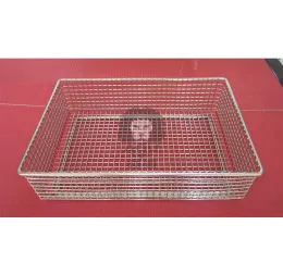 Stainless Surgical Instrument Sterilization Basket Trays