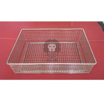 Stainless Surgical Instrument Sterilization Basket Trays