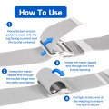 Senior Gray Metal Buckle Gait Belt