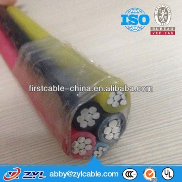 Aluminum conductor PE/XLPE insulated overhead low voltage electrical cables