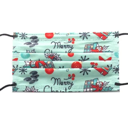 Christmas Flora Face Masks