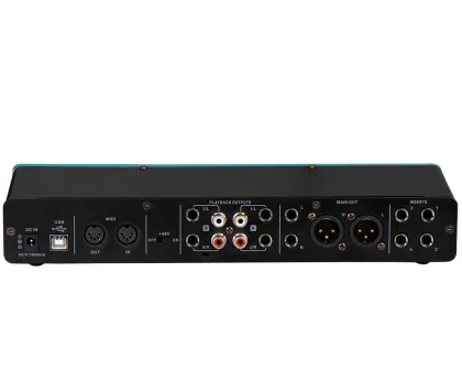 GPUB M-4I4 USB Audio Interface - 24-Bit 192 kHz Professional Sound Card for PC Recording