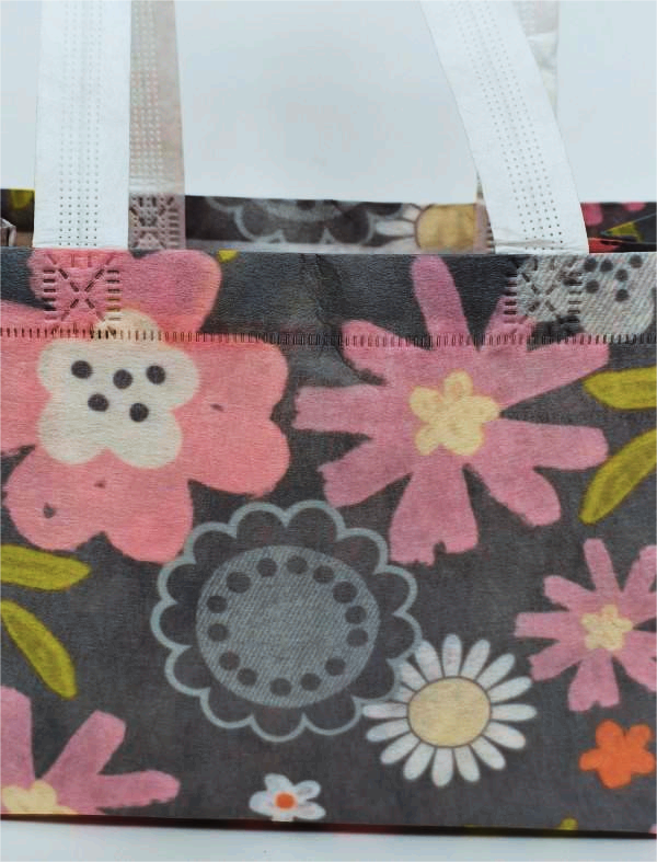 Custom biodegradable water-soluble non-woven bags
