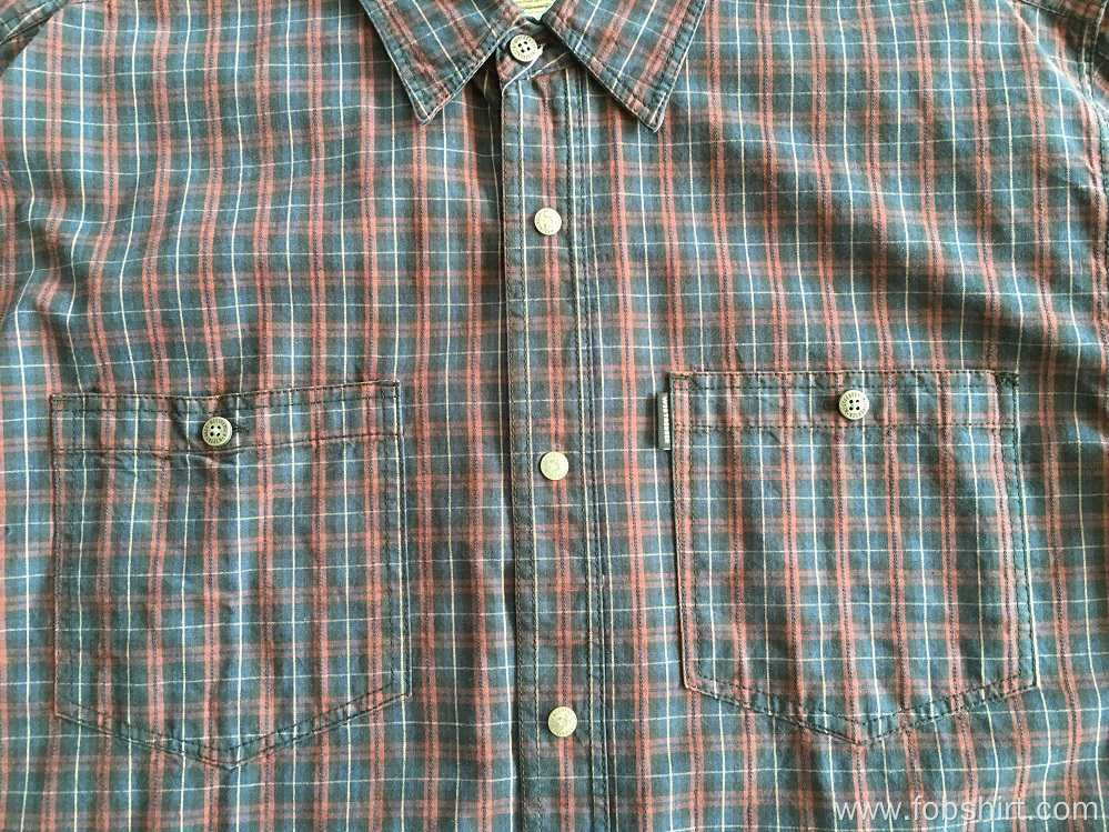 Long Sleeve Shirt With Metal Button