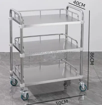 Stainless Steel Medical Treatment Trolley Hospital Nurse Medical Equipment Cart Hospital Trolley