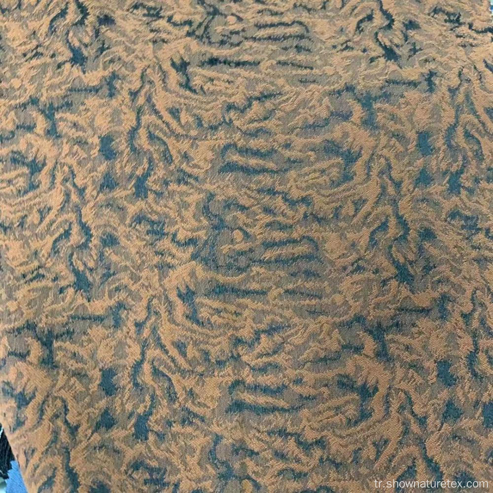 Tiger Skin Tasarım Jakarlı Fabic