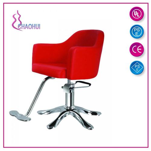 Cosmética de aluminio ajustable fácil de transportar silla de peluquería