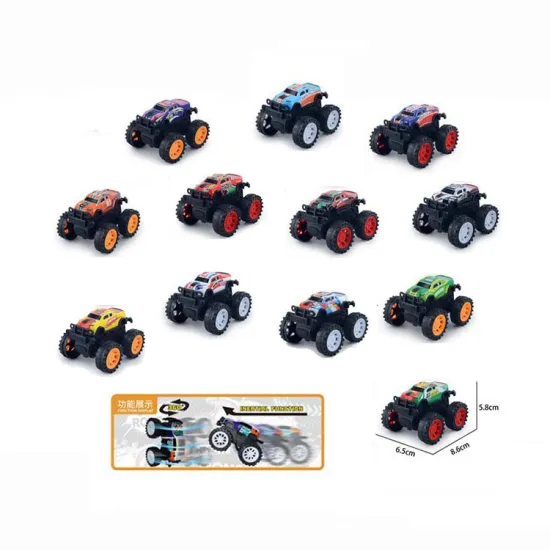 2024 EPT Dollar Toys Metal Wheel Inertial Stunt Car: A 360 Rolling Monster Vehicle