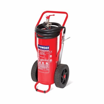 35 kg di carrello secco in polvere estintore