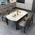 Italian Luxury Round Modern Dining Table Set