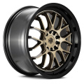 Staggered rims 17 inch black alloy wheels