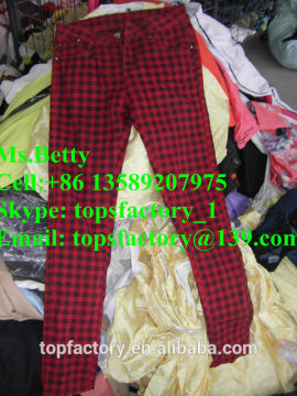wholesale Fashion 2014 second hand clothes used clothing in italy