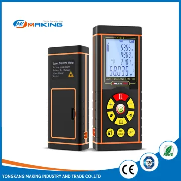 100M digital USB charge laser distance meter with Voice prompt with bubble