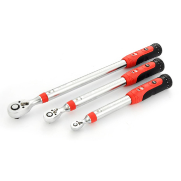 Torque Wrench with Multiple Ratchet Heads and Adjustable Settings (5 to 1000 N/m)