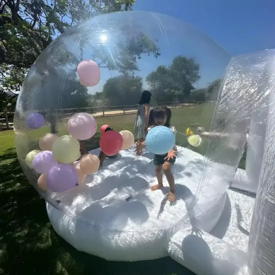 Transparent Inflatable Bubble Tent for Kids' Party Fun