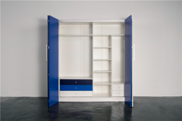 Foldable 4 Doors Modern bedroom wardrobe designs China