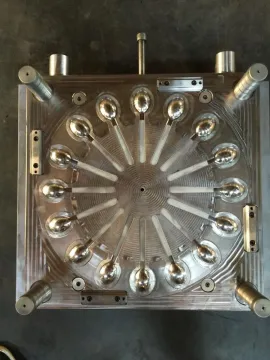 Plastic daily knife, fork and spoon injection mold