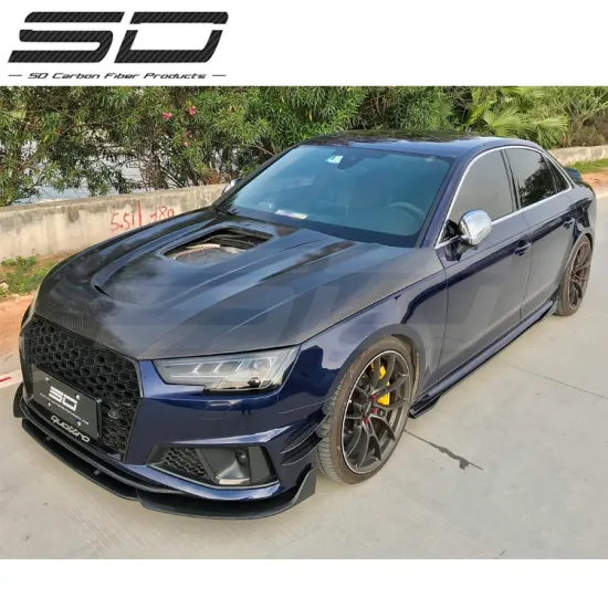 SD Design Dry Carbon Fiber Front Bonnet Hood Kit for S4 B10