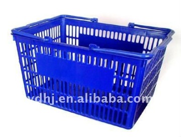 Plastic Supermarket Hand Basket for Shopping YD-B-006