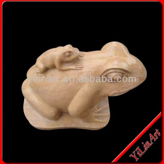 Garden Stone Frog Carving (YL-D158)