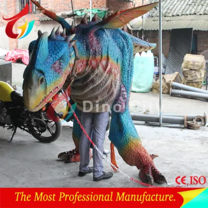 Life size walking dinosaur costume