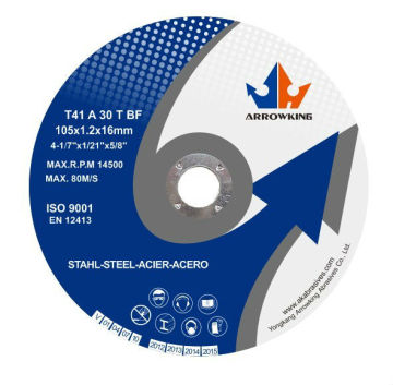 flat shaped cutting wheel for metal