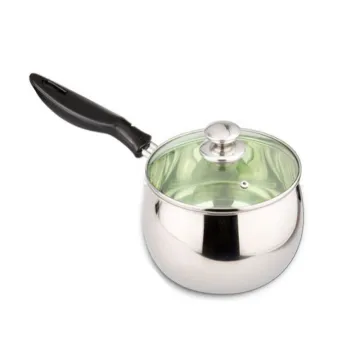 Thick Stainless Steel Single Handle Milk Pot