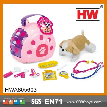 For Kids Play Pet Doctor Pet Plush Toy