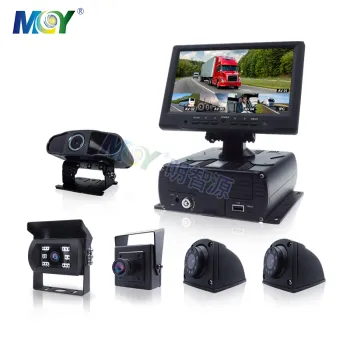 12V HD Vehicle Truck Rearview Backup MDVR Camera DVR System Kit - 5CH Car Driver Status Recorder