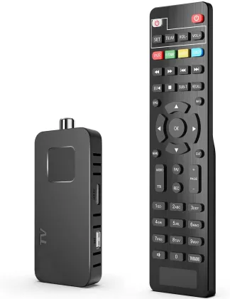 HD Digital Indoor TV Antenna for Fire TV Stick: DVB T2, H265, Mini Stick, FTA Channels