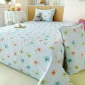 Capa de cama elegante de algodão lavado de alta densidade