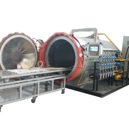 Direct Manufacturers Large Composite Carbon Fiber Autoclave Automatic Laminated Glass Autoclave