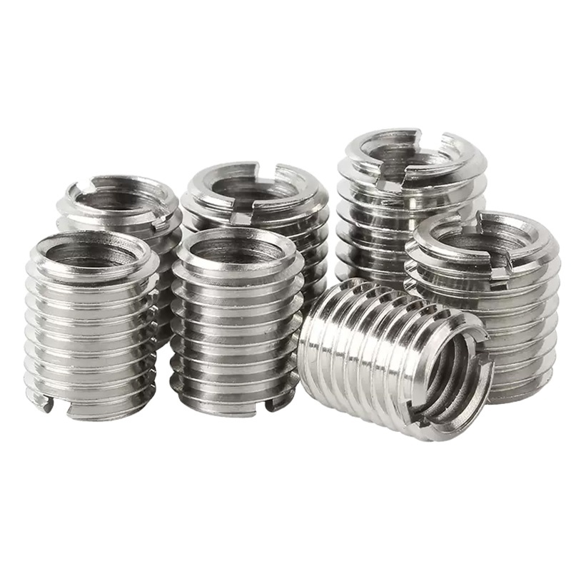 High Quality 304 Stainless Steel Screw Thread Sheath Factory Direct Inner Outer Teeth Nuts Galvanized Zinc Plated Mining-GB