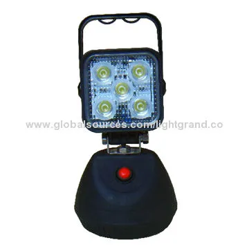 15W rechargeable LED work light for jeep/truck/tractor/forklift/4WD/boat/ship/motor/bicycle