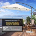 Outdoor banana sun umbrella