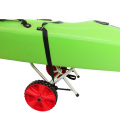 Onefeng OF2204 Zilveren dubbele kickstands-kajakwagen