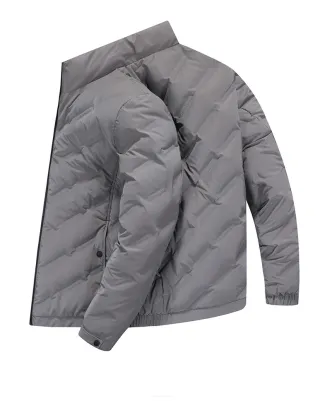 OEM Custom Men Winter Blank Puffer Jacket