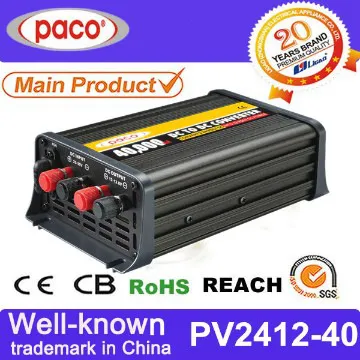 40A DC TO DC Converter for 24v to 12v with Auto-operation Cooling Fan