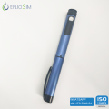 3ml kartuş metal muhafazası ile yeniden kullanılabilir insülin kalemi